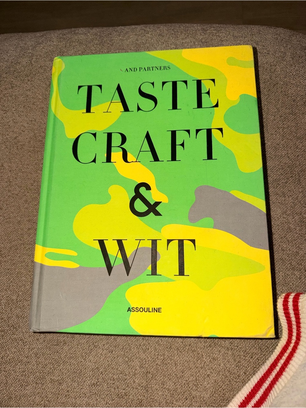 Assouline Taste Craft & Wit Decorative Book - Green & Yellow